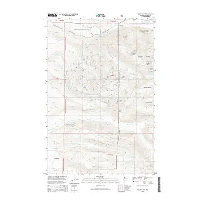 2014 Map of Golden Lakes, 2014 Print