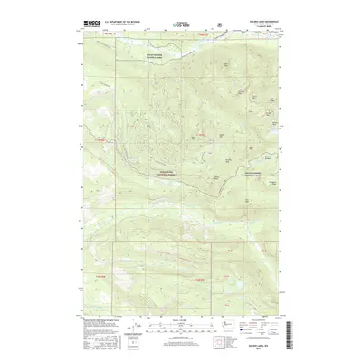 2017 Map of Golden Lakes, 2017 Print