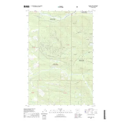 2020 Map of Golden Lakes, 2020 Print