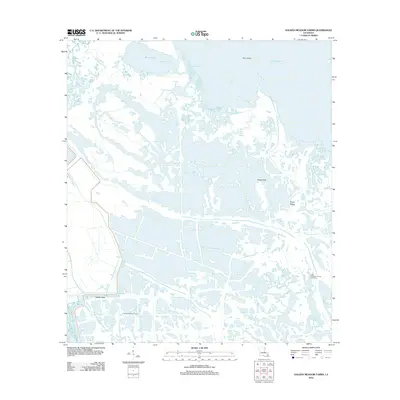 2012 Map of Golden Meadow Farms, 2012 Print