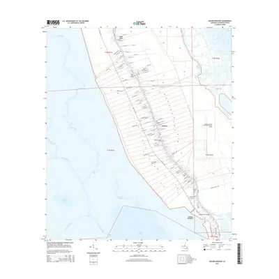 2015 Map of Golden Meadow, 2015 Print