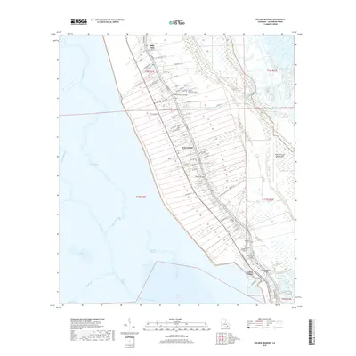 2018 Map of Golden Meadow, 2018 Print