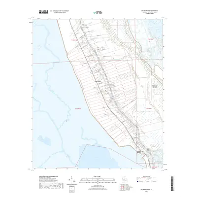 2020 Map of Golden Meadow, 2020 Print