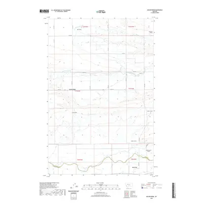 2020 Map of Golden Ridge, 2020 Print