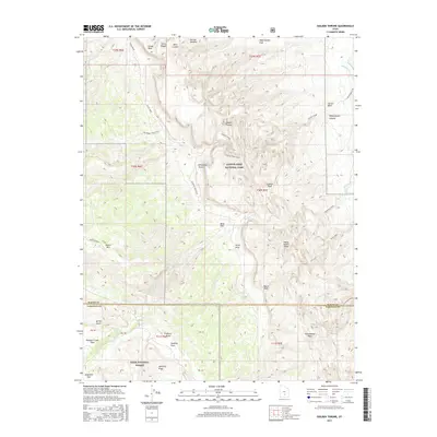 2017 Map of Golden Throne, 2017 Print