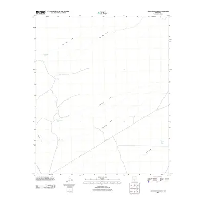 2010 Map of Goldenburg Draw, 2010 Print