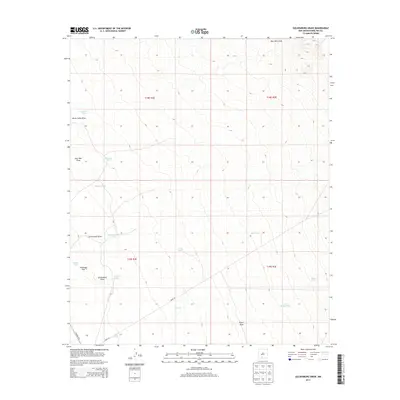 2013 Map of Goldenburg Draw, 2013 Print