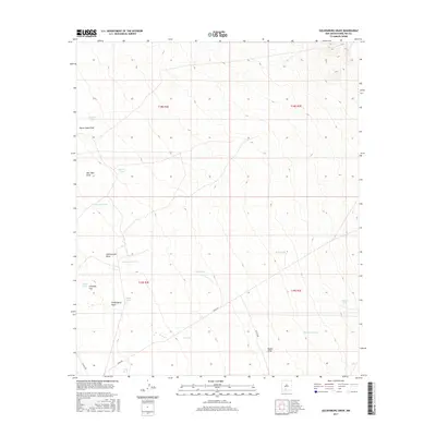2017 Map of Goldenburg Draw, 2017 Print