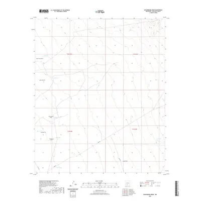 2020 Map of Goldenburg Draw, 2020 Print