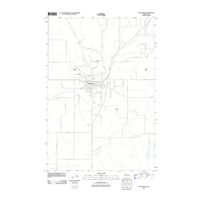 2011 Map of Goldendale, 2011 Print