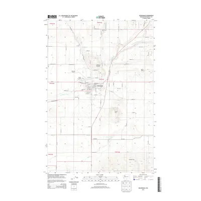 2013 Map of Goldendale, 2013 Print
