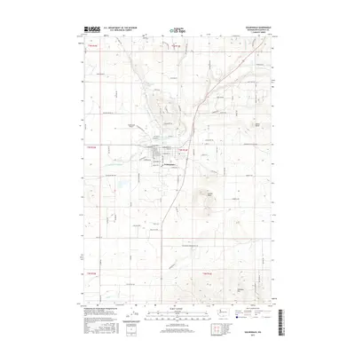 2017 Map of Goldendale, 2017 Print