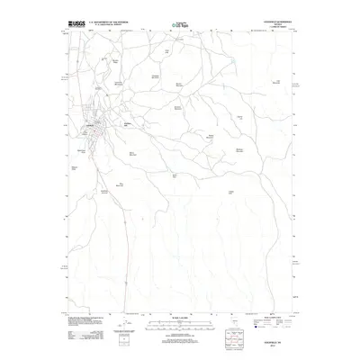 2012 Map of Goldfield, 2012 Print