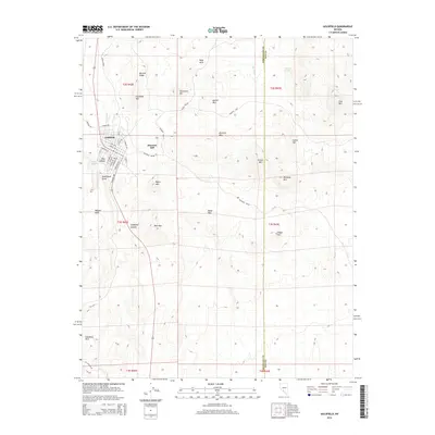 2014 Map of Goldfield, 2014 Print
