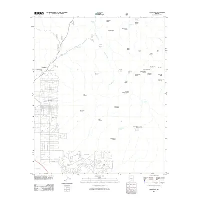2011 Map of Goldfield, 2011 Print