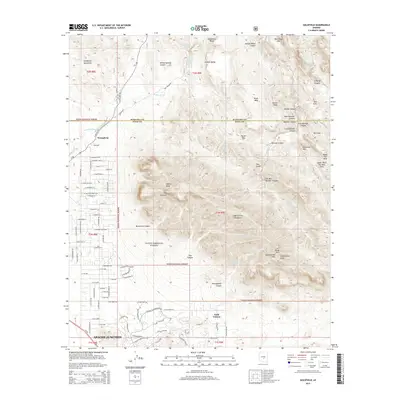 2014 Map of Goldfield, 2014 Print
