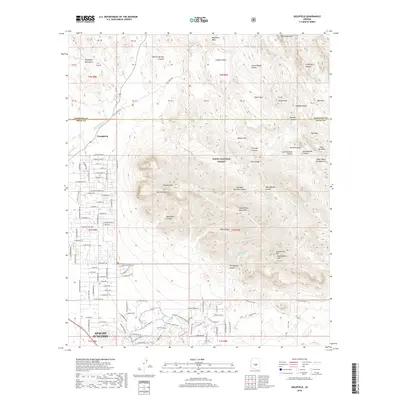 2018 Map of Goldfield, 2018 Print