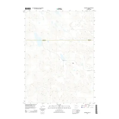 2014 Map of Goldman Lake, 2014 Print