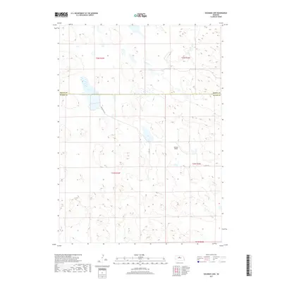 2017 Map of Goldman Lake, 2017 Print