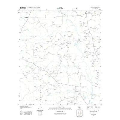 2012 Map of Goldonna, 2012 Print