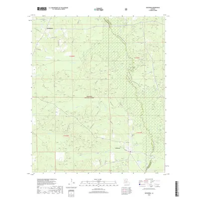2018 Map of Goldonna, 2018 Print