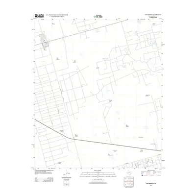 2012 Map of Goldsmith, 2012 Print