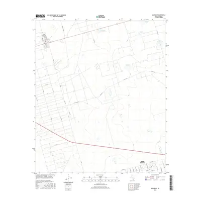 2016 Map of Goldsmith, 2016 Print