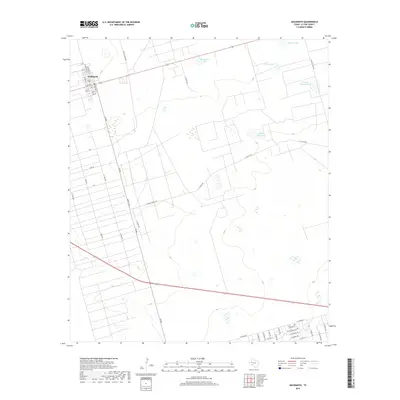 2019 Map of Goldsmith, 2019 Print