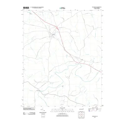 2010 Map of Goldston, 2010 Print