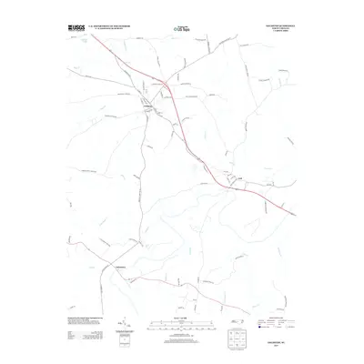 2013 Map of Goldston, 2013 Print