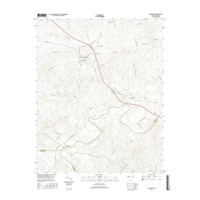 2016 Map of Goldston, 2016 Print