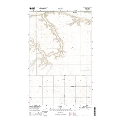 2014 Map of Goldstone, 2014 Print