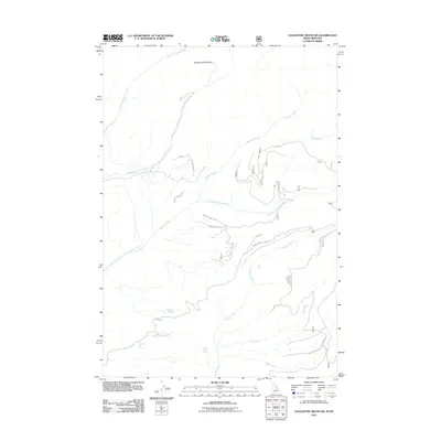 2011 Map of Goldstone Mountain, 2011 Print