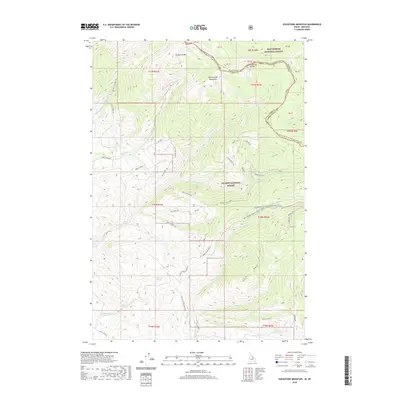 2020 Map of Goldstone Mountain, 2020 Print