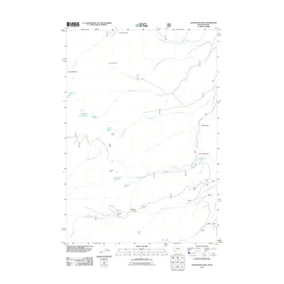 2011 Map of Goldstone Pass, 2011 Print
