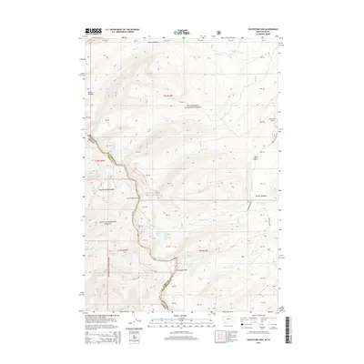2014 Map of Goldstone Pass, 2014 Print