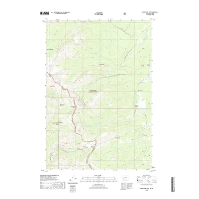 2020 Map of Goldstone Pass, 2020 Print