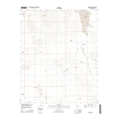 2015 Map of Goldstone, 2015 Print