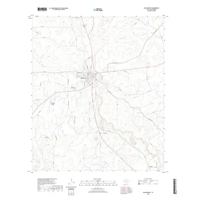 2019 Map of Goldthwaite, 2019 Print
