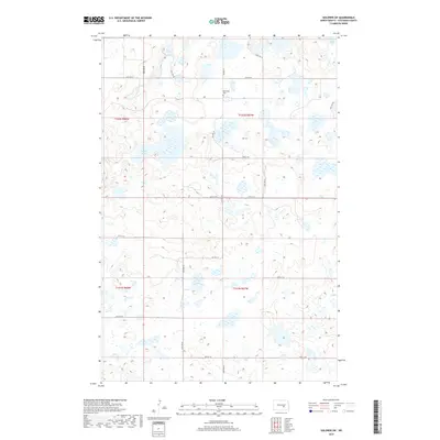 2018 Map of Goldwin SW, 2018 Print