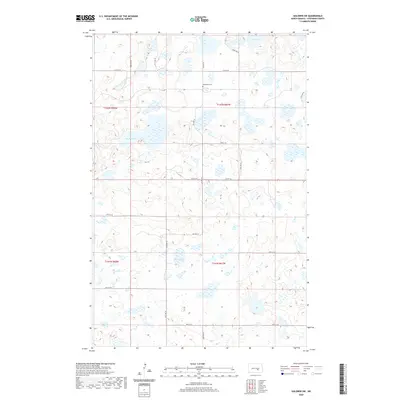 2020 Map of Goldwin SW, 2020 Print