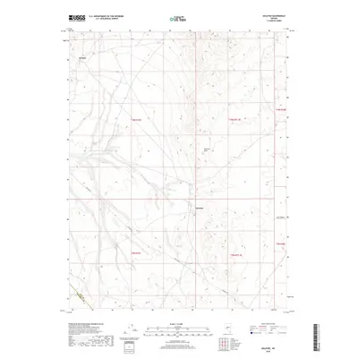 2018 Map of Goldyke, 2018 Print