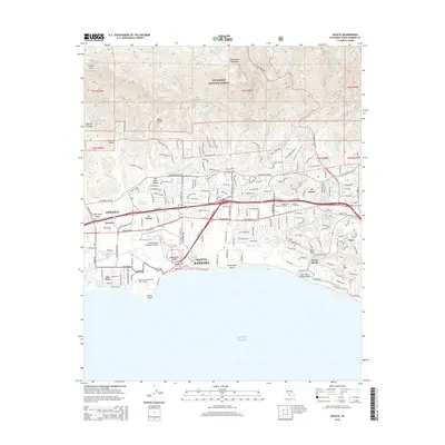 2015 Map of Goleta, 2015 Print