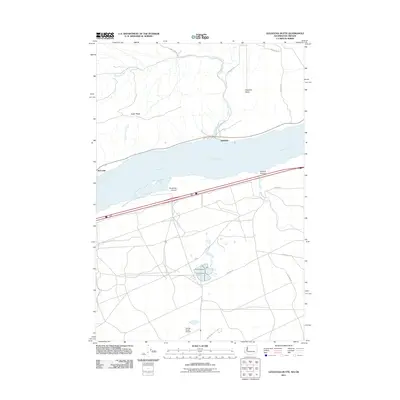 2011 Map of Golgotha Butte, 2011 Print