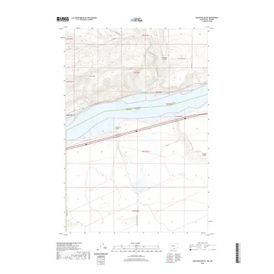 2020 Map of Golgotha Butte, 2020 Print