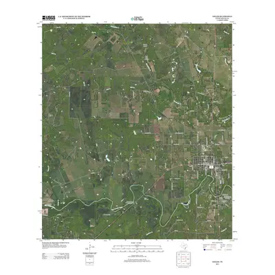 2013 Map of Goliad, 2013 Print