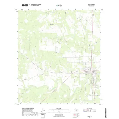 2019 Map of Goliad, 2019 Print