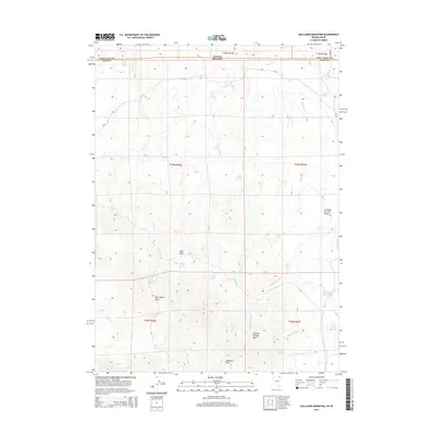 2014 Map of Gollaher Mountain, 2014 Print