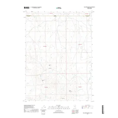 2018 Map of Gollaher Mountain, 2018 Print