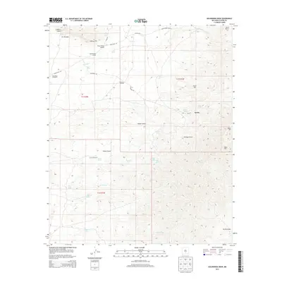 2013 Map of Golondrina Draw, 2013 Print